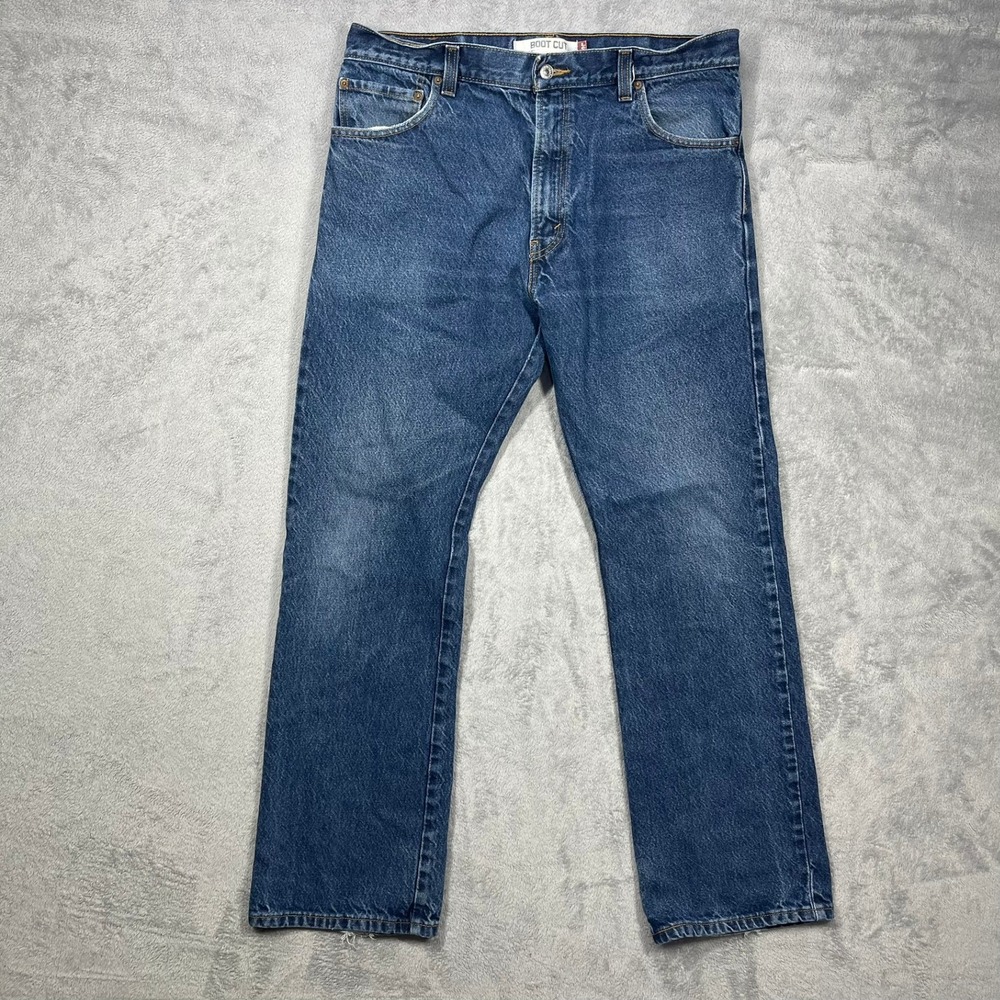 Levi's 517 Bootcut Jeans Mens 36(35)x32(31) Blue Medium Wash Denim
